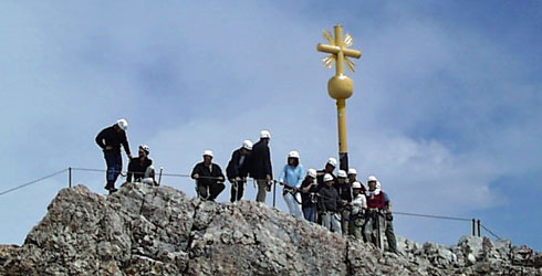 Zugspitz-Gipfelbesteigung